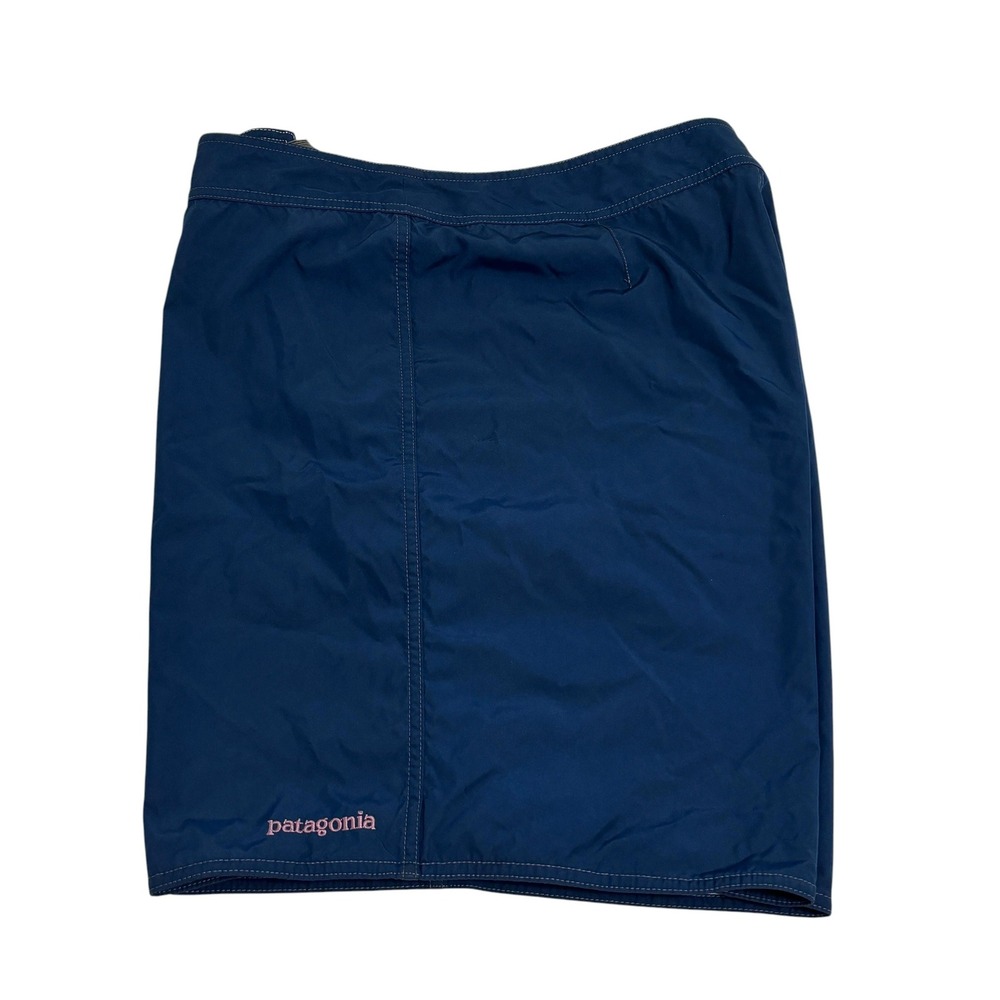 Patagonia Canoe Paddler Board Shorts Sz 38 Navy Blue Swim Trunks
